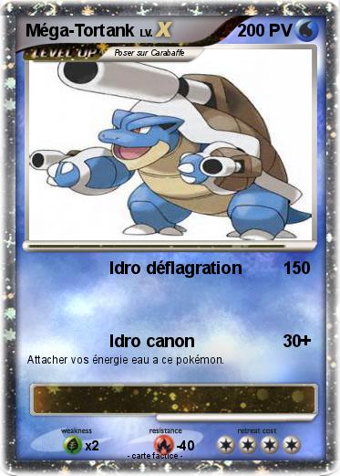 Pokemon Méga-Tortank