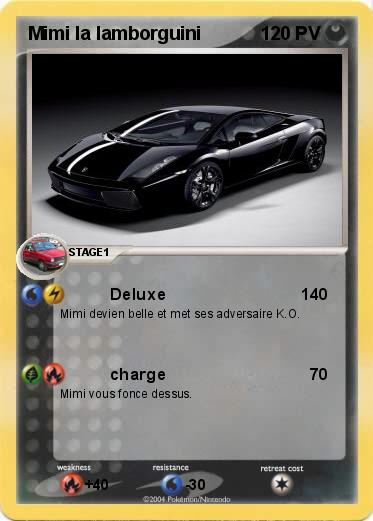 Pokemon Mimi la lamborguini