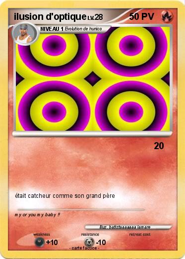 Pokemon ilusion d'optique