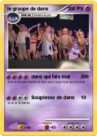 Pokemon le groupe de dans