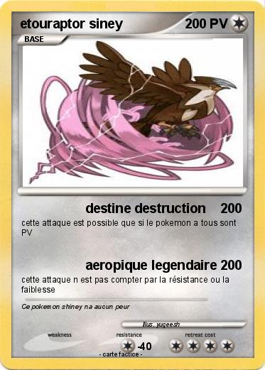 Pokemon etouraptor siney