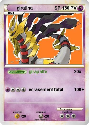 Pokemon giratina                  SP
