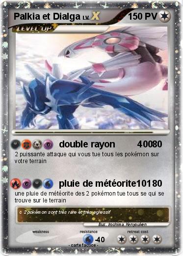 Pokemon Palkia et Dialga