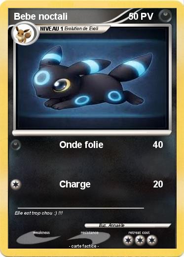 Pokemon Bebe noctali
