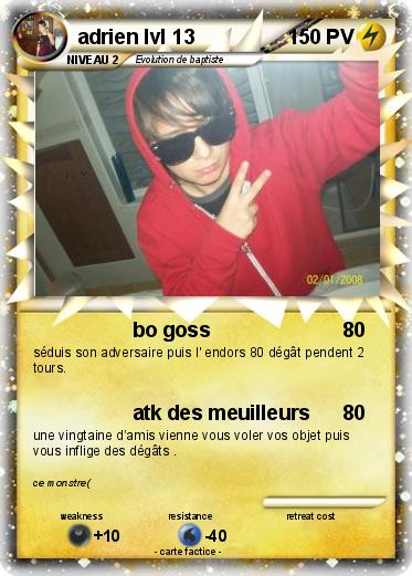 Pokemon adrien lvl 13