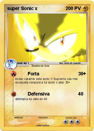 Pokemon super Sonic x