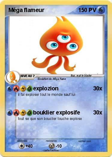 Pokemon Méga flameur