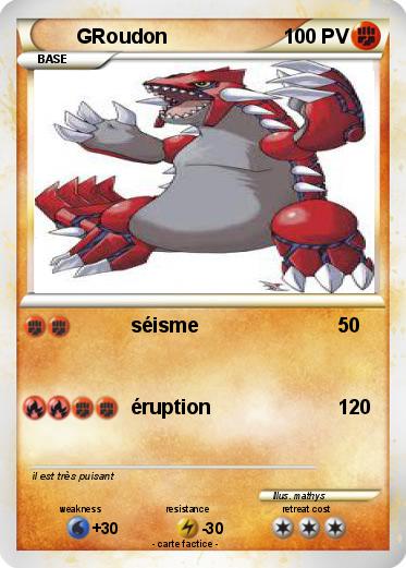 Pokemon GRoudon