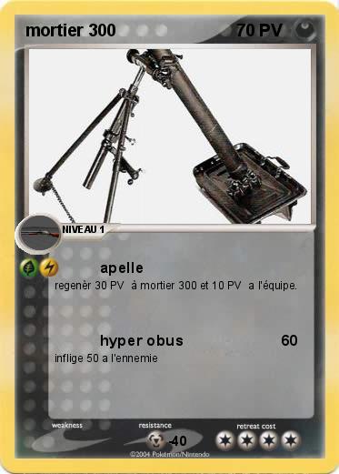 Pokemon mortier 300