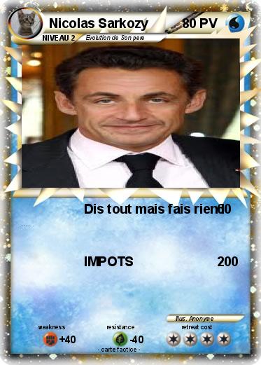 Pokemon Nicolas Sarkozy