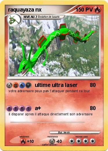 Pokemon raquayaza nx