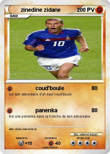Pokemon zinedine zidane