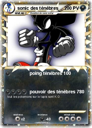 Pokemon sonic des ténébres