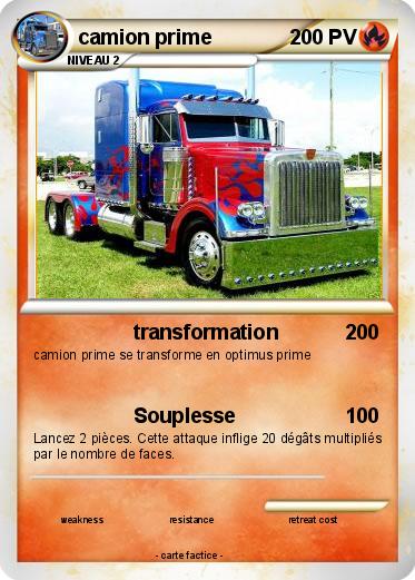 Pokemon camion prime