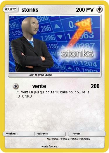 Pokemon stonks