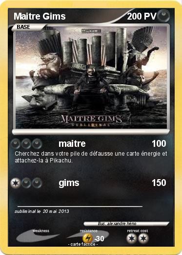 Pokemon Maitre Gims