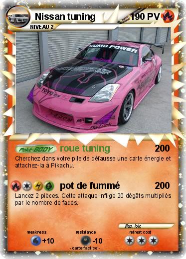 Pokemon Nissan tuning