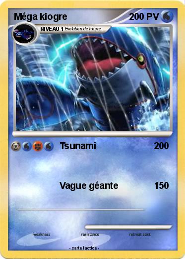 Pokemon Méga kiogre