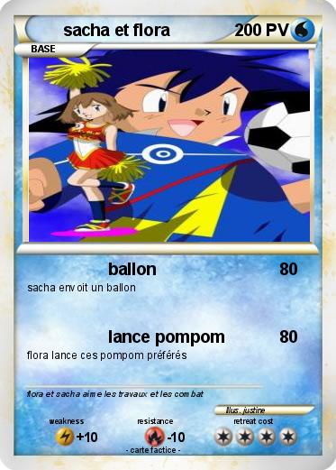 Pokemon sacha et flora