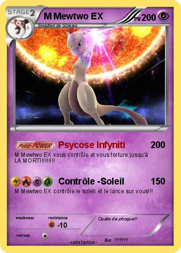 Pokemon M Mewtwo EX