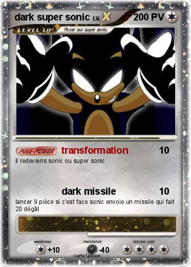 Pokemon dark super sonic