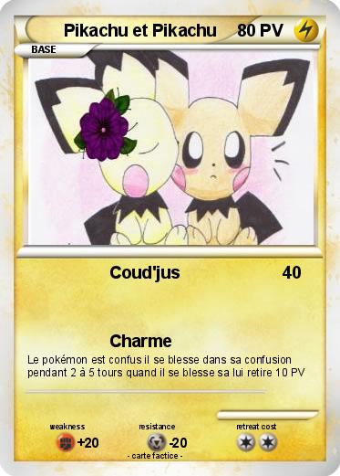 Pokemon Pikachu et Pikachu