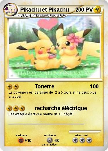 Pokemon Pikachu et Pikachu