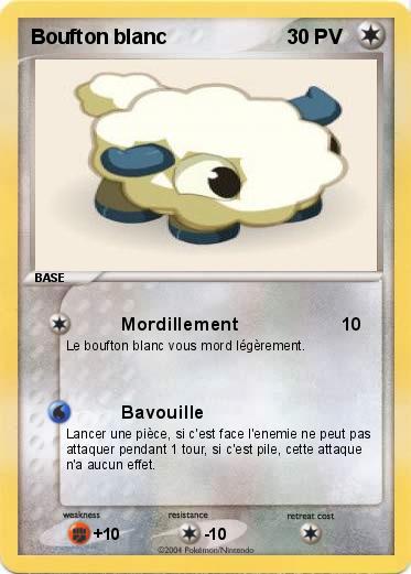 Pokemon Boufton blanc