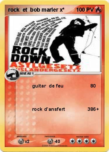 Pokemon rock  et  bob marler x*