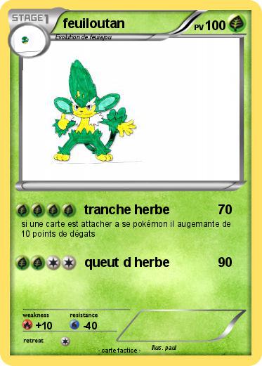 Pokemon feuiloutan