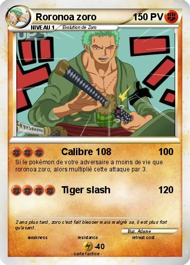 Pokemon Roronoa zoro