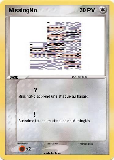Pokemon MissingNo