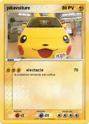 Pokemon pikavoiture