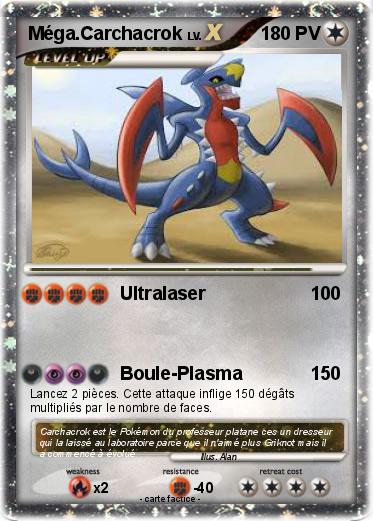 Pokemon Méga.Carchacrok
