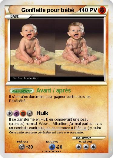 Pokemon Gonflette pour bébé