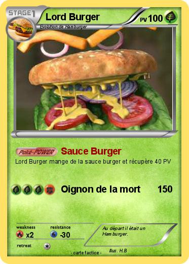 Pokemon Lord Burger