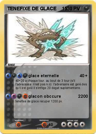 Pokemon TENEFIXE DE GLACE    15