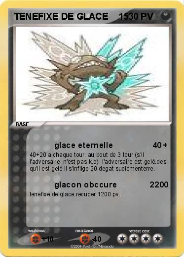 Pokemon TENEFIXE DE GLACE    15