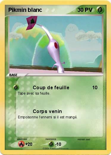 Pokemon Pikmin blanc