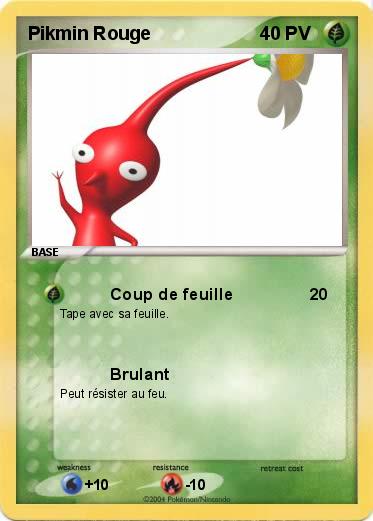 Pokemon Pikmin Rouge