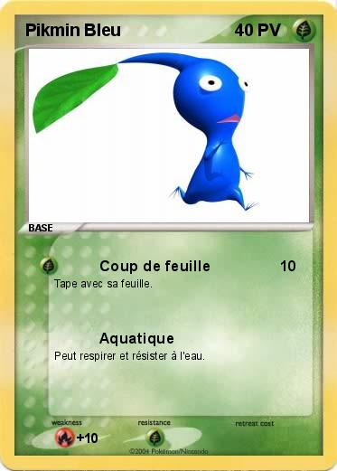 Pokemon Pikmin Bleu