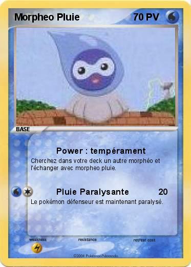 Pokemon Morpheo Pluie