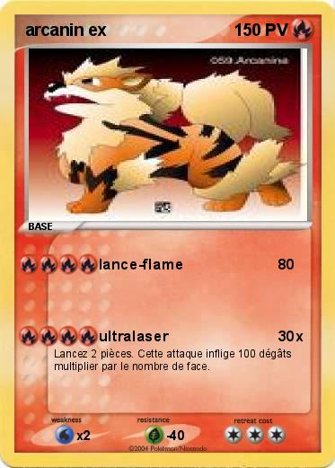 Pokemon arcanin ex