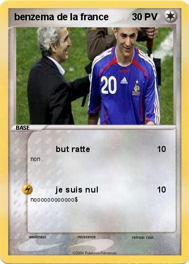 Pokemon benzema de la france