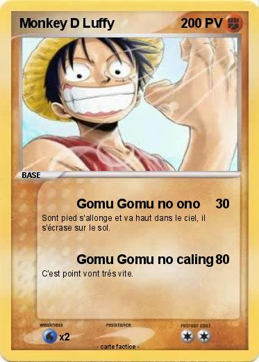 Pokemon Monkey D Luffy