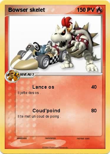 Pokemon Bowser skelet