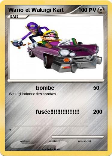 Pokemon Wario et Waluigi Kart