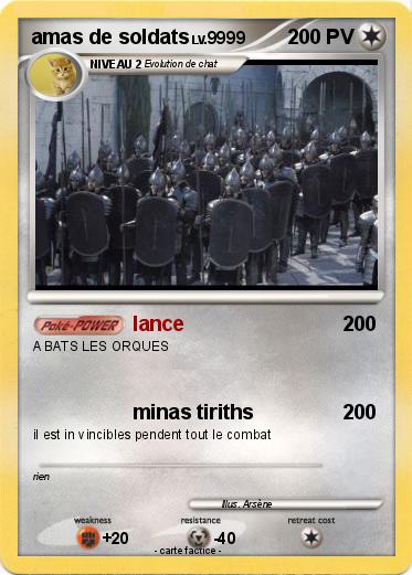 Pokemon amas de soldats