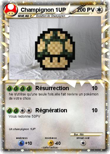 Pokemon Champignon 1UP