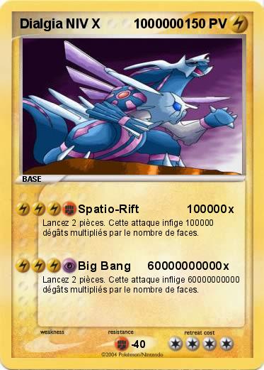 Pokemon Dialgia NIV X         1000000